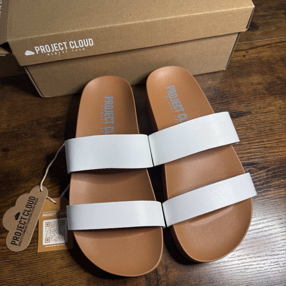 Project Cloud Hilltop Slide Sandals Women Footwear with Memory Foam Insole 7